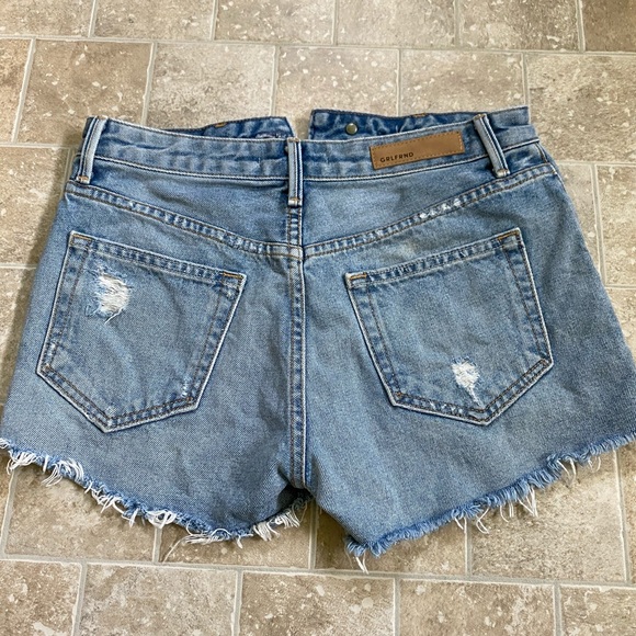 Light wash GRLFRND denim shorts size 25, Like new - Picture 5 of 6